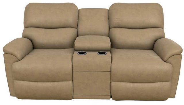 La-Z-Boy® Trouper Silt Power Reclining Loveseat with Console, Headrest, and Lumbar-1