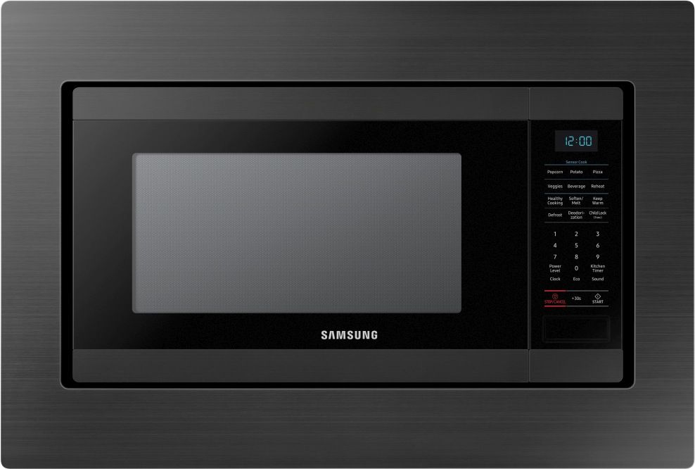 Samsung 1.9 Cu. Ft. Fingerprint Resistant Black Stainless Steel Countertop Microwave
