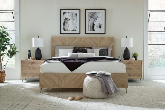 aspenhome® Maddox Biscotti California King Panel Bed-3