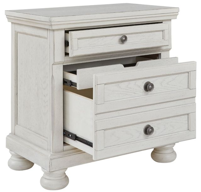 Signature Design by Ashley® Robbinsdale Antique White 2-Drawers Nightstand-1