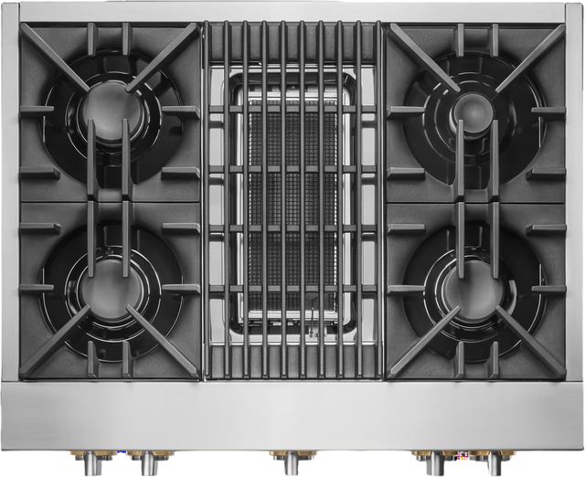 JennAir® RISE™ 36" Stainless Steel Pro Style Dual Fuel Range-2