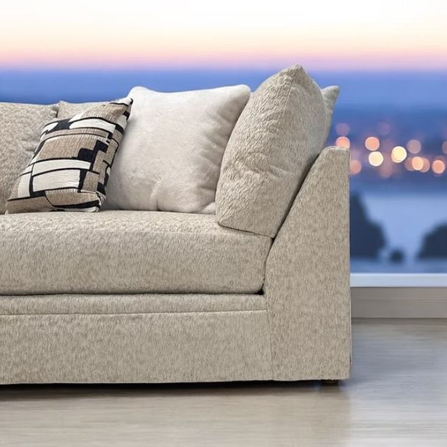 Intermountain Furniture Customizable Maple Reversible Tapered Arm Sectional-3