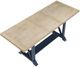 Steve Silver Co. Darcy Natural Counter Height Dining Table with Midnight Blue Base-4