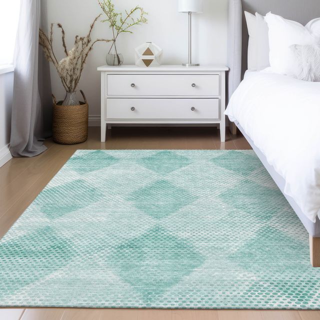 Dalyn™ Rug Company Trevi TV4 Teal 5'x8' Area Rug-4