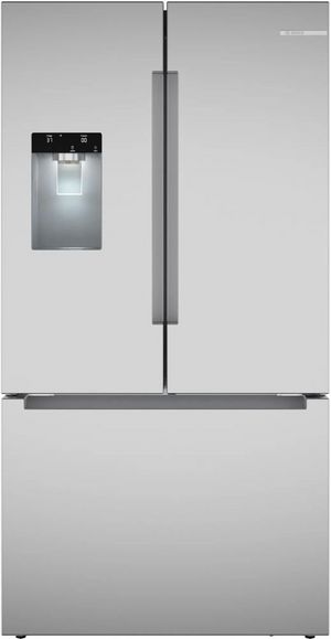 Bosch 100 Series 36 in. 26.0 Cu. Ft. Stainless Steel French Door Refrigerator