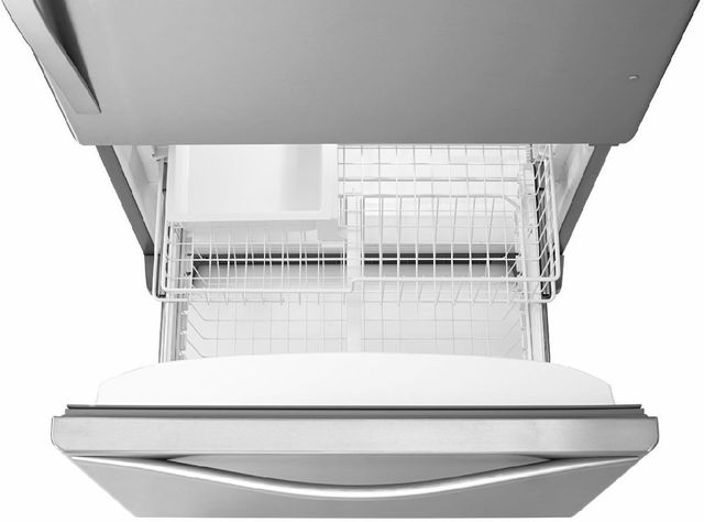 Whirlpool® Gold® 33 in. 22.1 Cu. Ft. Stainless Steel Bottom Freezer Refrigerator-5