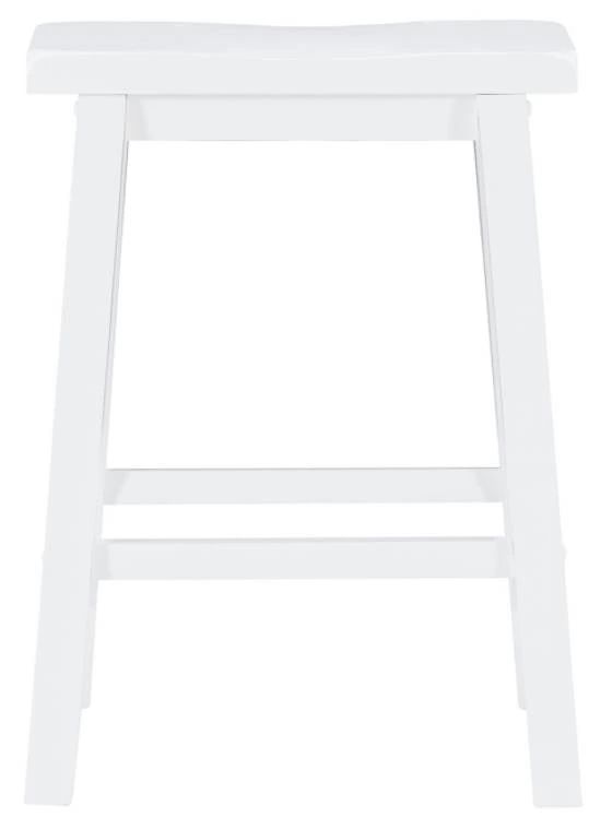Powell® Beamon White Counter Stool-3