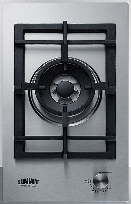Summit® 12" Stainless Steel Natural Gas Cooktop-0