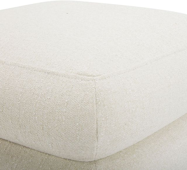 Moe's Home Collection Lowtide Warm White Ottoman-3
