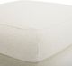 Moe's Home Collection Lowtide Warm White Ottoman-3