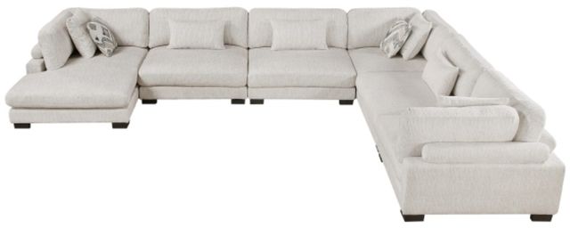 Homelegance® Tinley 6-Piece Beige Modular Sectional and Chaise-3
