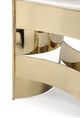 VIG Furniture Modrest Marmot White/Gold Dining Table-2