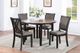 New Classic® Home Furnishings Potomac 5-Piece Black/Brown Round Dining Table Set-1