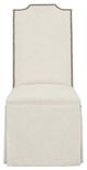 Fairfield® Customizable Entree Dining Empire Tall Back Skirted Dining Chair with Tobacco Legs-1
