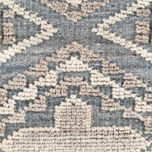 Surya Nobility Taupe 22"x22" Toss Pillow with Down Insert-2
