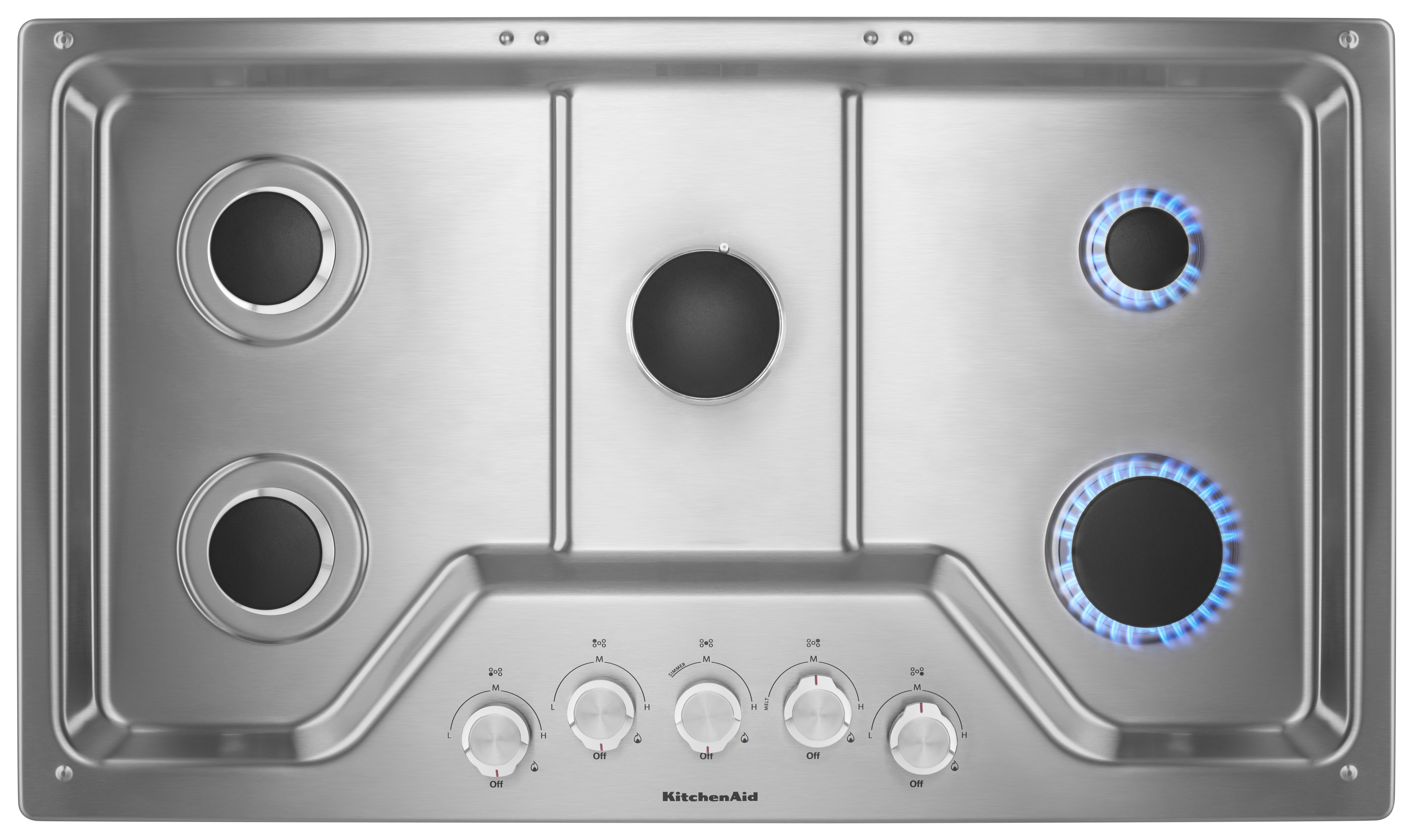 KitchenAid 36" 5-Burner Gas Cooktop - Thumbnail 3