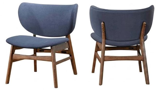 New Classic® Home Furnishings Adler 2-Piece Blue Lounge Chair Set-0