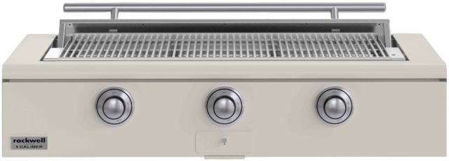 Caliber™ Rockwell Social 3-Burner Antique White Built-In Natural Gas Grill with Stainless Steel Hardware-0