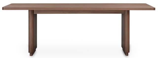 Moe's Home Collection Round Off Walnut 104" Dining Table-1