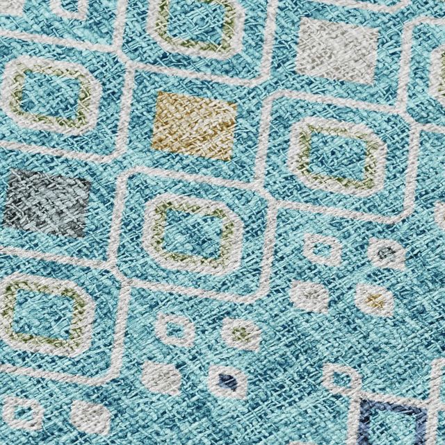 Dalyn™ Rug Company Portico PO4 Teal 5'x8' Area Rug-3
