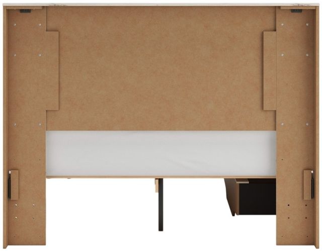 Benchcraft® Lawroy Light Natural Youth Full 2-Drawer Storage Panel Bed-4