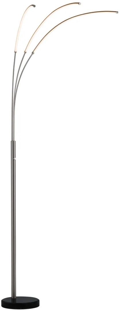 Crestview Collection Rougue Silver Floor Lamp-0