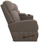 La-Z-Boy® Finley Stone Leather Manual Wall Reclining Loveseat with Console-3