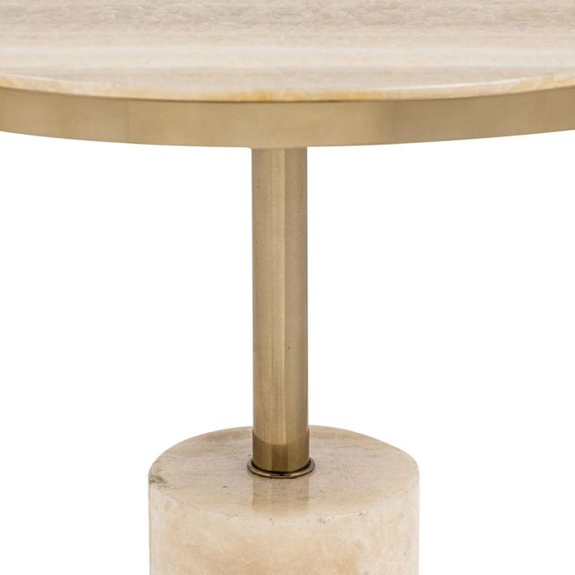 Classic Home Jordyn Champagne Large Accent Table-4