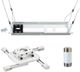 Chief® White Mini Universal Ceiling Projector Mount Kit-0