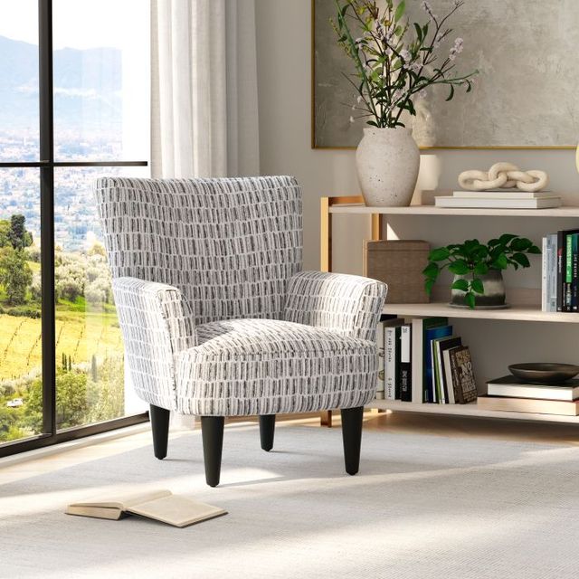 Emerald Home Flower Power Tana Stone Accent Chair-1