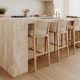 TOV Furniture Gerri Cream/Natural Counter Stool-1