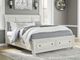 Signature Design by Ashley® Robbinsdale Antique White Queen Panel Headboard-2