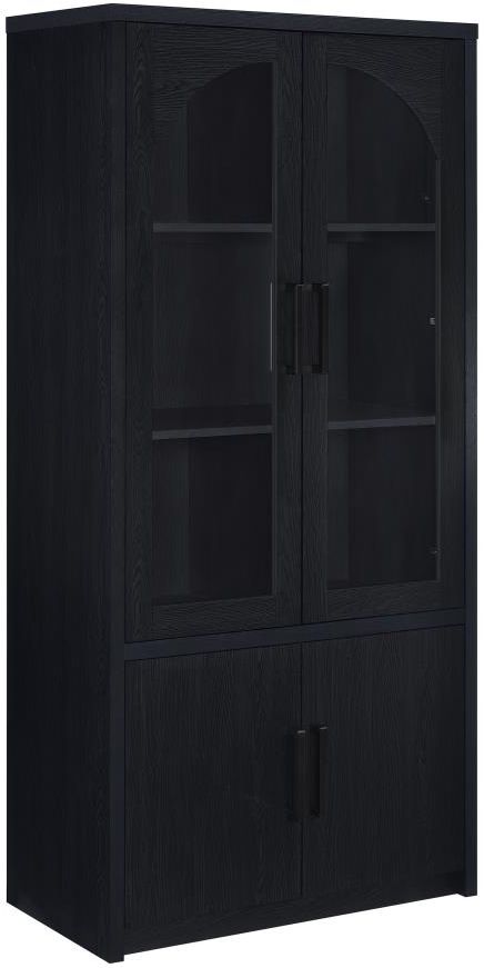 Coaster® Riva Black Accent Display Cabinet-0