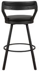 Homelegance® Appert Black/Dark Gray Swivel Pub Height Chair-3