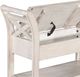 Sunny Designs™ Marble White Accent Bench with Storage-4
