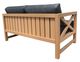 CabanaCoast® Customizable Kensington SOL Teak™ Outdoor Love Seat-2