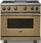 Viking® 7 Series 36" Golden Hour Pro Style Liquid Propane Gas Range with Griddle-4