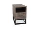 Hampton Distressed Gray Power Chairside Table-0