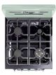 Unique® Appliances Classic Retro 24" Summer Mint Green Freestanding Natural Gas Range-3
