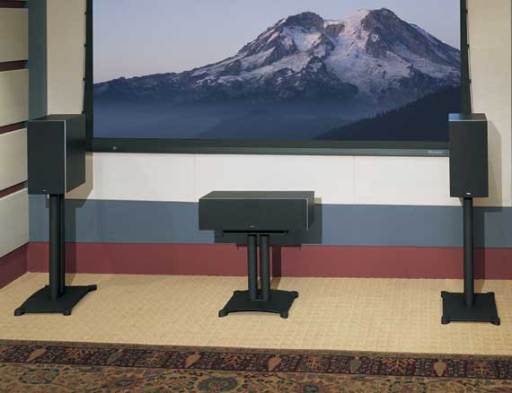 Sanus Steel Series Center Channel Speaker Stand - Thumbnail 4