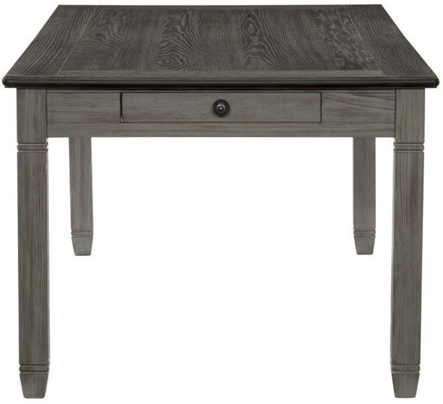 Mazin Furniture Granby Antique Gray Dining Table with Coffee Top -2