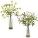 Uttermost® Tranquility Lenten 2-Piece Clear/Green/Pink/Yellow Rose Bouquets Set-0
