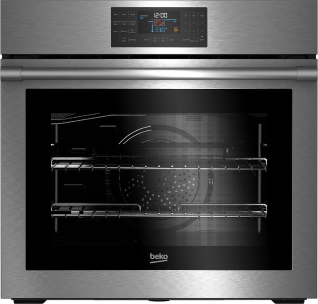Beko 30" Fingerprint Free Stainless Steel Electric Built in Single Oven-0