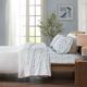 Olliix by True North by Sleep Philosophy Tan/Blue Snowflakes Twin Cozy Flannel 100% Cotton Flannel Printed Sheet Set-3