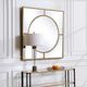 Uttermost® Stanford Brushed Gold Square Mirror-2