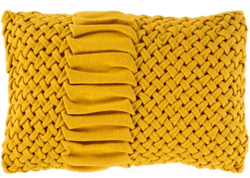 Surya Alana Mustard 14"x22" Toss Pillow with Polyester Insert-0
