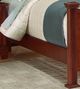 Vaughan-Bassett Hamilton Franklin Cherry Youth Twin Wood Rail-0