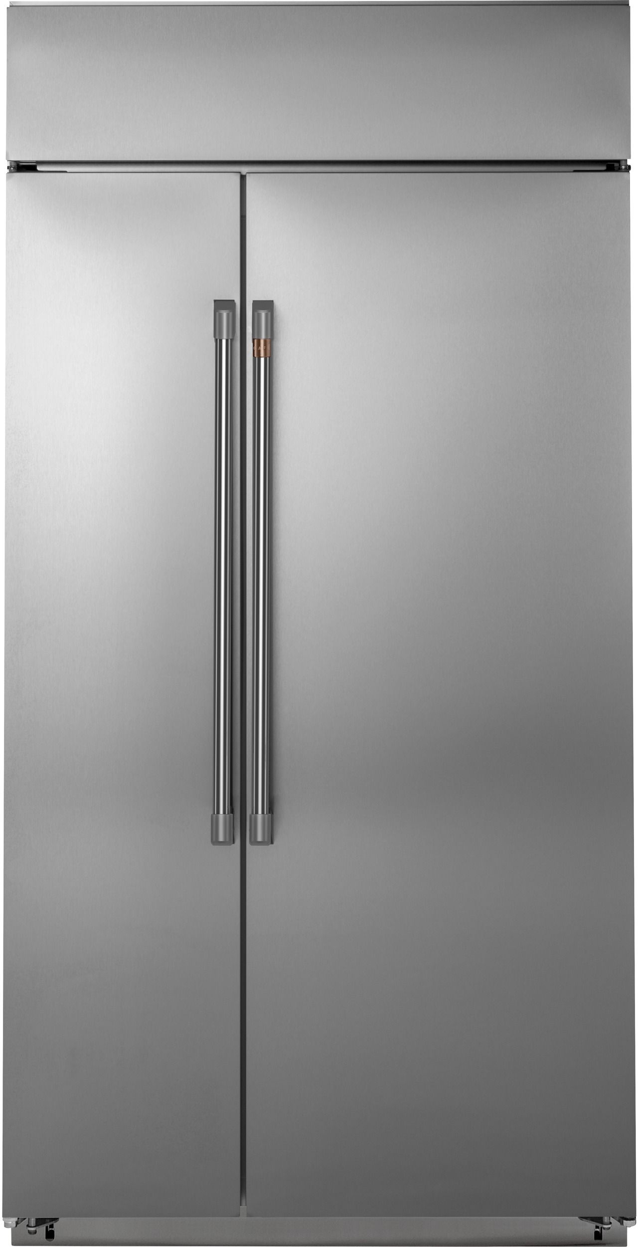 Café™ 48 in. 29.6 Cu. Ft. Stainless Steel Built In Side-by-Side Refrigerator