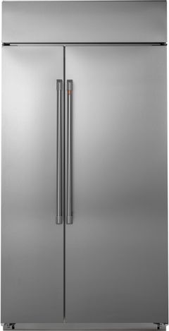 Café™ 48 in. 29.6 Cu. Ft. Stainless Steel Built In Side-by-Side Refrigerator