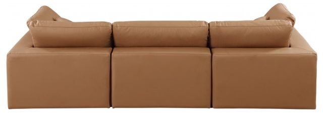 Meridian Furniture Comfy 3-Piece Cognac Modular Sectional Sofa-2